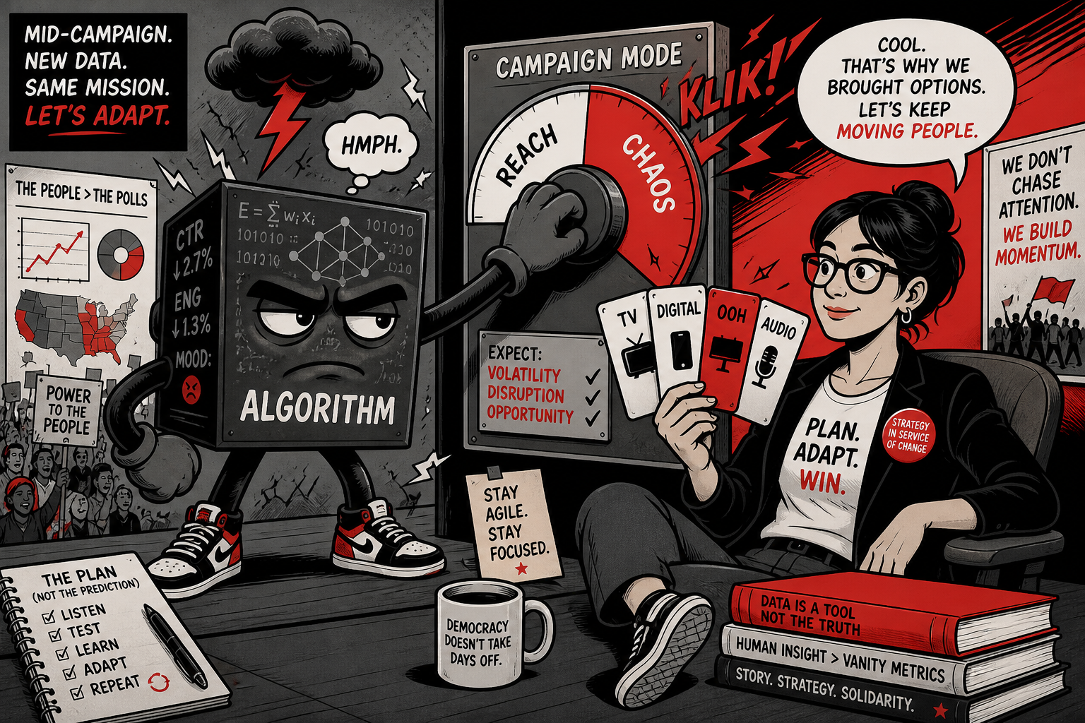When the algorithm flips to chaos, keep options ready