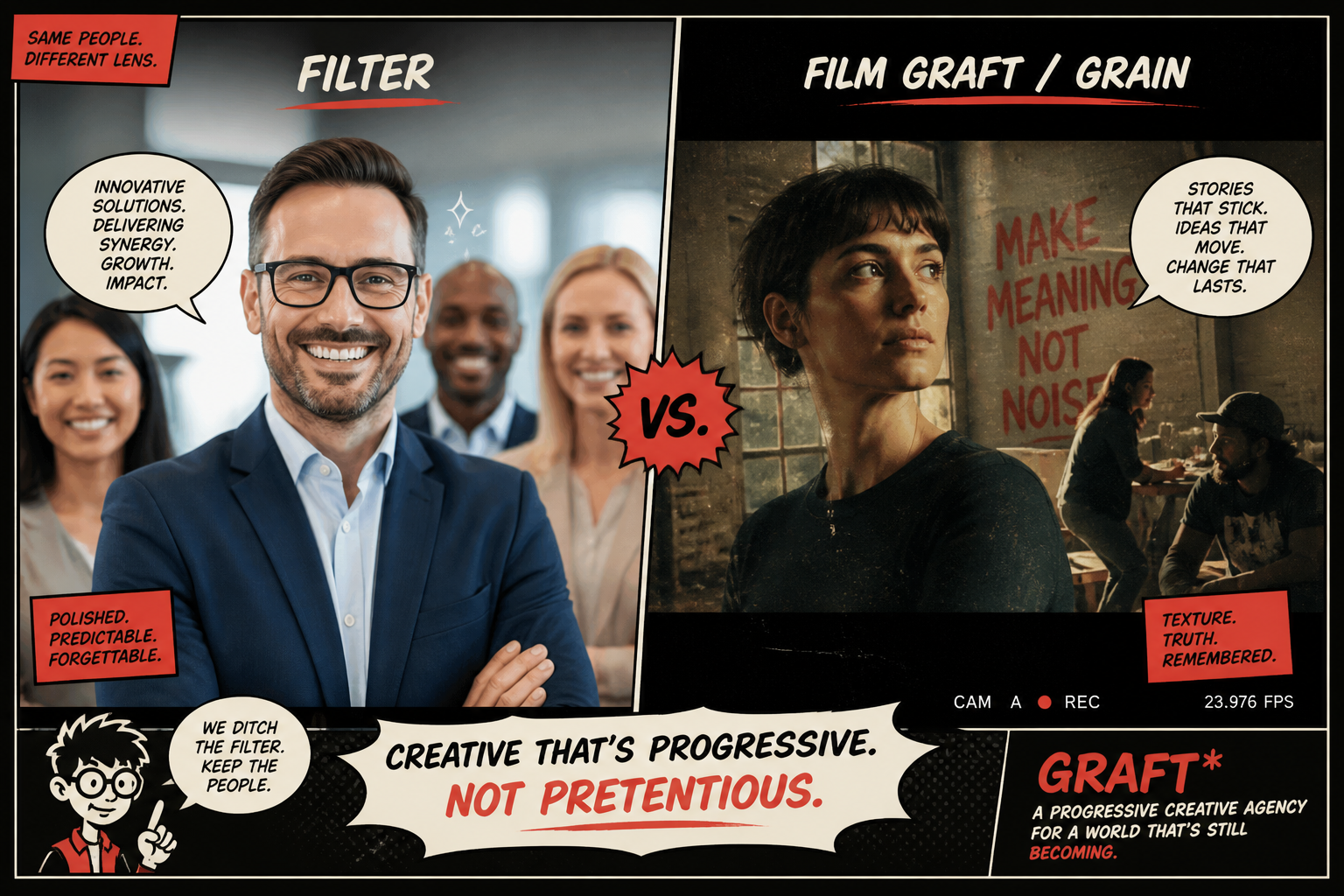 Filter vs film grain