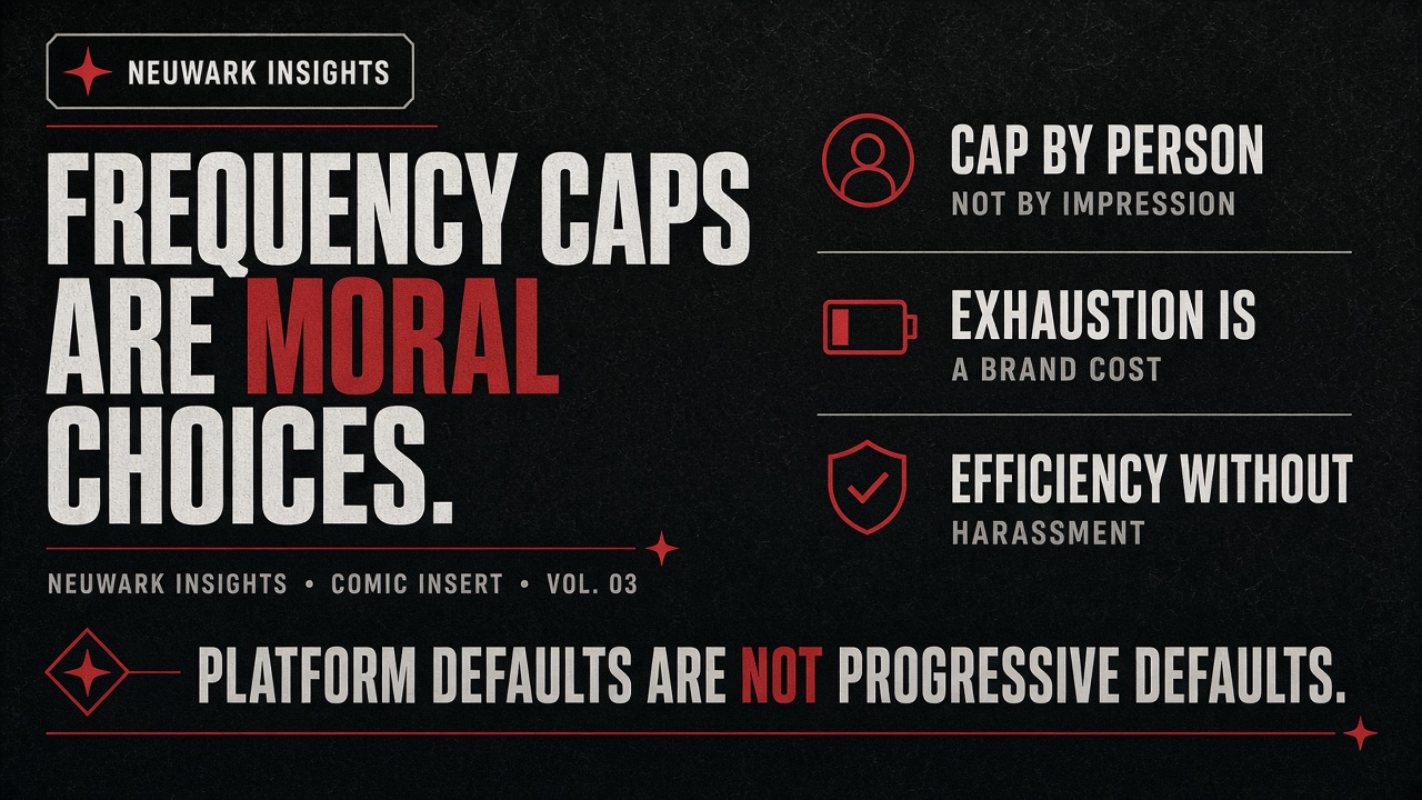 Frequency caps are a moral choice disguised as media math
